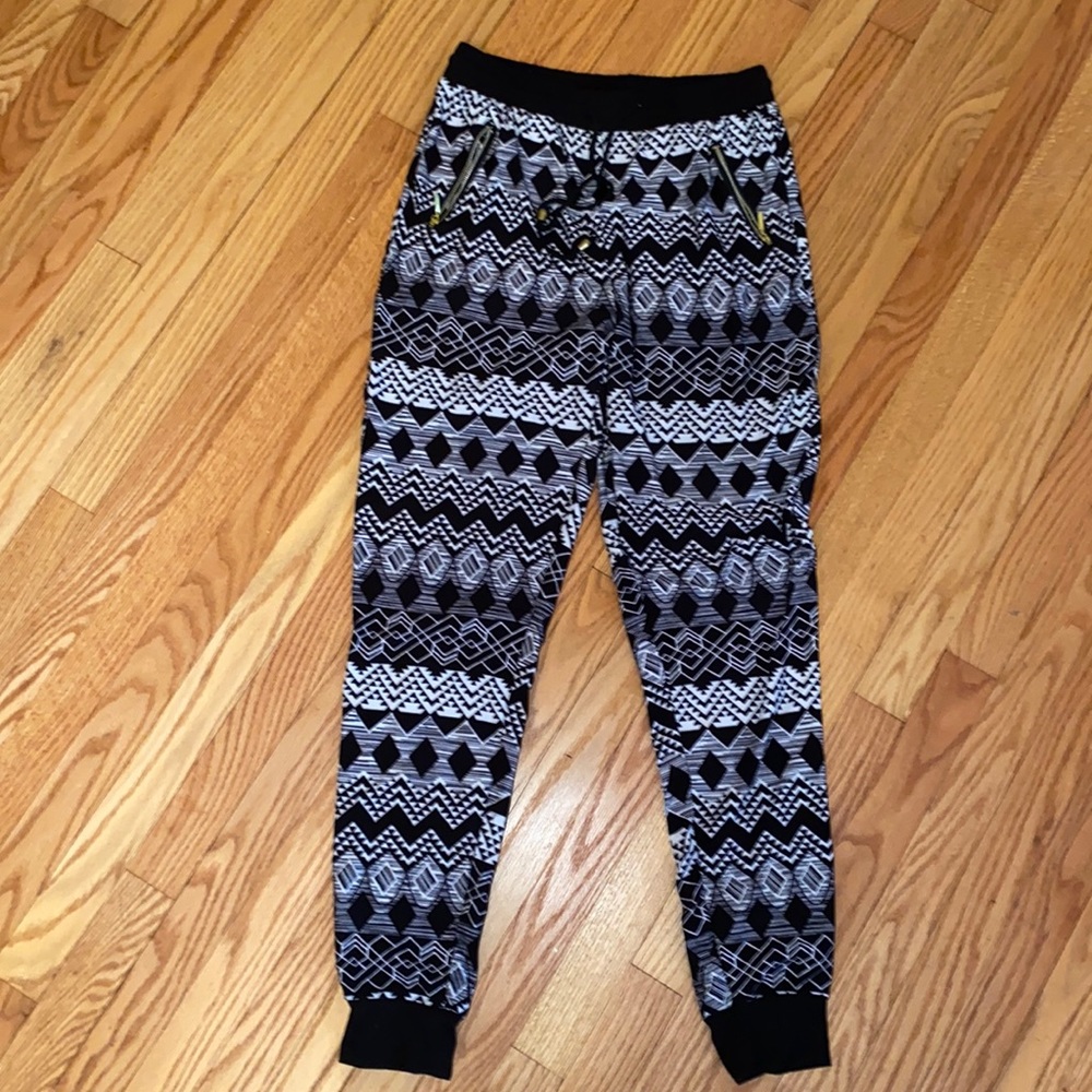 Tribal Print Joggers. Size 1X